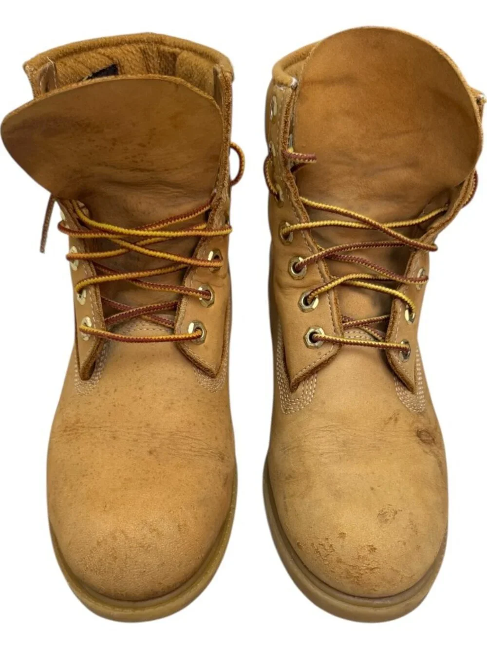 TIMBERLAND Boots Classic Leather Streetwear Worn-in Ankle Winter Mens 8 US